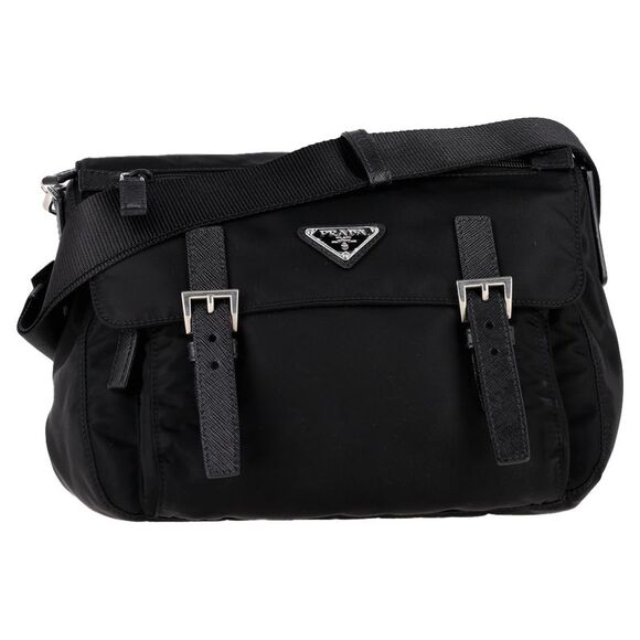 Prada Re-Nylon Satchel Shoulder Bag in Black Polyamide - Picture 1 of 8